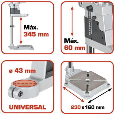 Soporte para Taladro Universal Ratio Centerfix 5590
